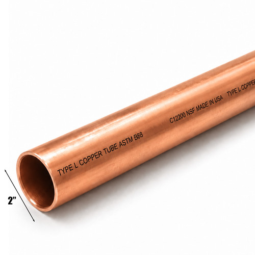Type copper pipe - 2", l